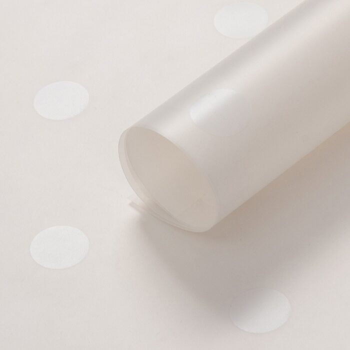 Crystal Bubble Bouquet Wrapping Paper white