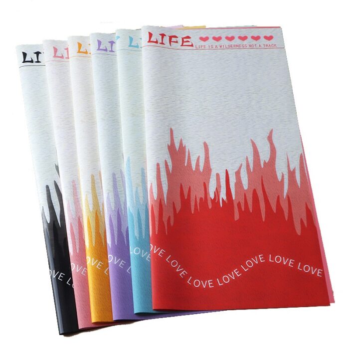 Coral Secret Floral Wrapping Paper color wholesale