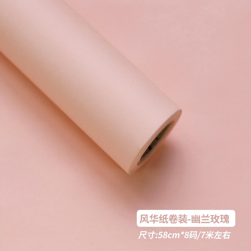 Monochrome Rose Bouquet Paper rolls rose pink Monochrome Rose Bouquet Paper rolls rose pink