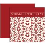 Heart to Heart Flower Wrapping Paper China red