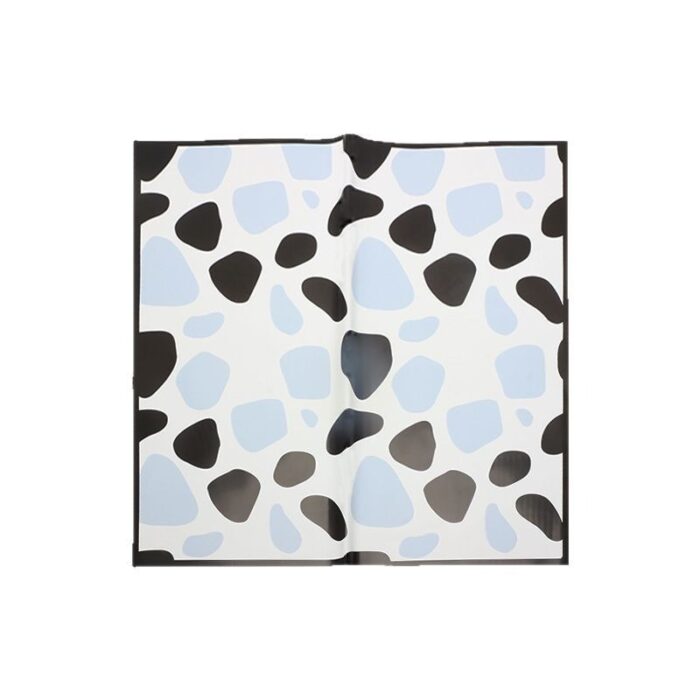 Giraffe Floral Wrapping Paper black blue