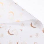 Moon Goddess Bouquet Wrapping Paper white