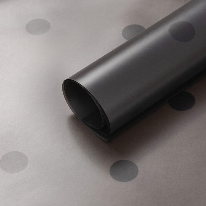 Crystal Bubble Bouquet Wrapping Paper black
