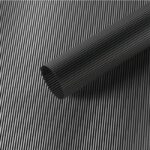 Smog Line Flower Wrapping Paper black