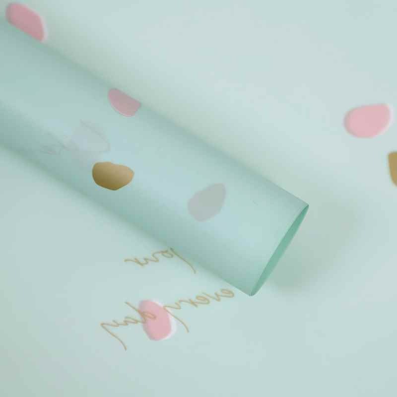 Petal Rain Bouquet Wrapping Paper green Petal Rain Bouquet Wrapping Paper green