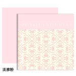 Heart to Heart Flower Wrapping Paper pink