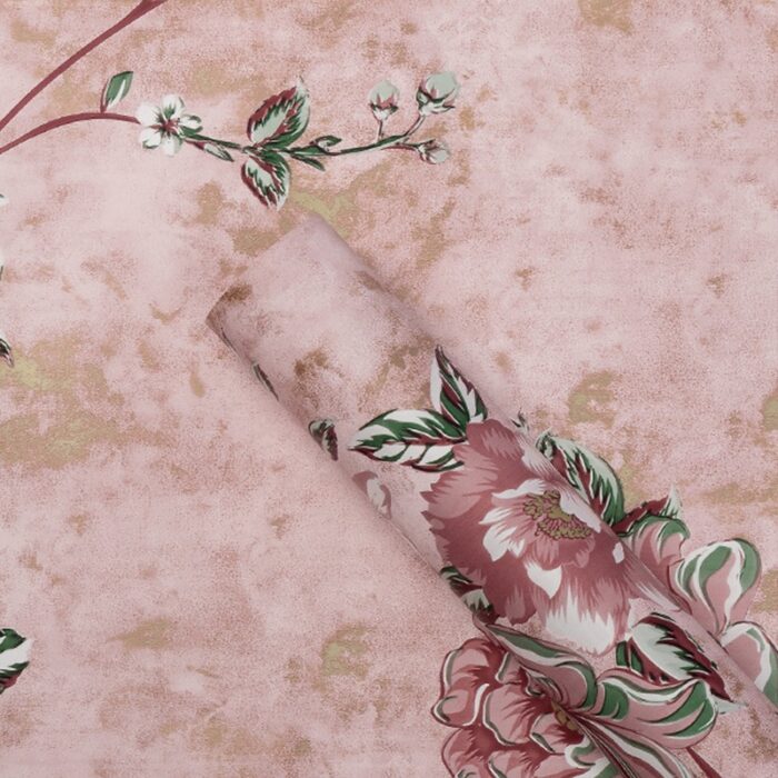 Fragrant Rose Wrapping Paper deep pink