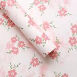 Spring Floral Print Wrapping Paper pink