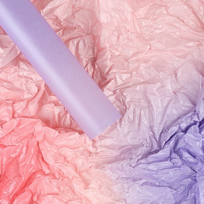 Gradient Sydney Bouquet Wrapping Paper pink purple
