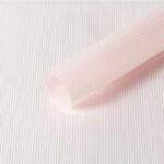 Smog Line Flower Wrapping Paper pink
