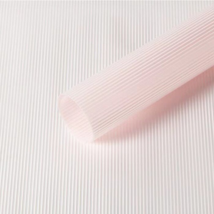 Smog Line Flower Wrapping Paper pink