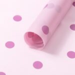 Crystal Bubble Bouquet Wrapping Paper purple