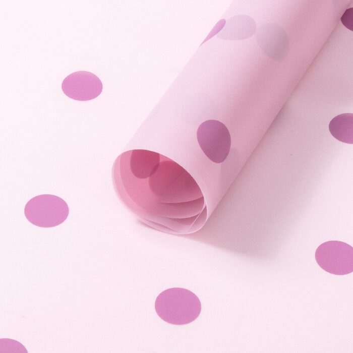 Crystal Bubble Bouquet Wrapping Paper purple