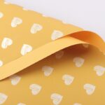 Little Heart Bouquet Wrapping Paper yellow