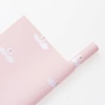 Swan Flower Wrapping Paper pink