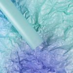 Gradient Sydney Bouquet Wrapping Paper blue