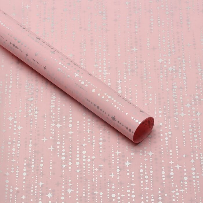 Meteor Shower Bouquet Wrapping Paper light pink
