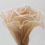 Pearl Wave Yarn floral decoration khaki
