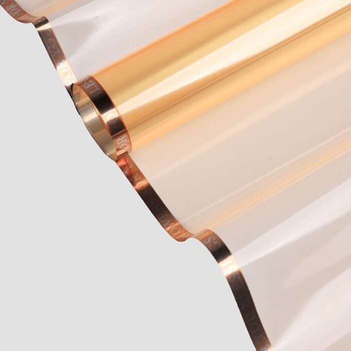 High Light Flower Wrapping Paper gold