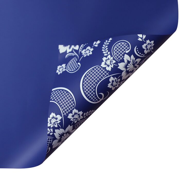 Memories Flower Wrapping Paper deep blue
