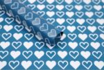 Little Love Flower Wrapping Paper blue