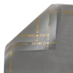 Loli Grid Flower Wrapping Paper grey