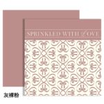 Heart to Heart Flower Wrapping Paper pink