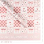 Sweetheart Lover Flower Wrapping Paper pink
