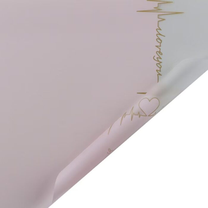 Heartbeat Jelly Bouquet Wrapping Paper pink