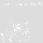 Romantic Rose Wrapping Paper grey