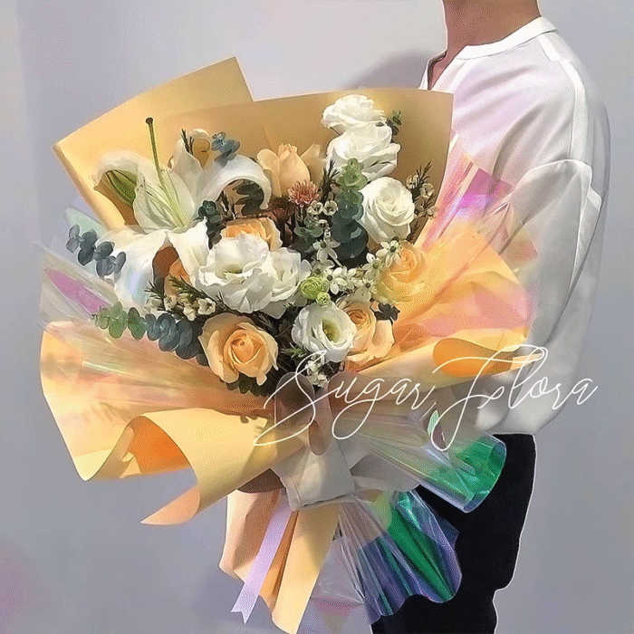 Magic Film Rolls Floral wrapping Paper for bouquet