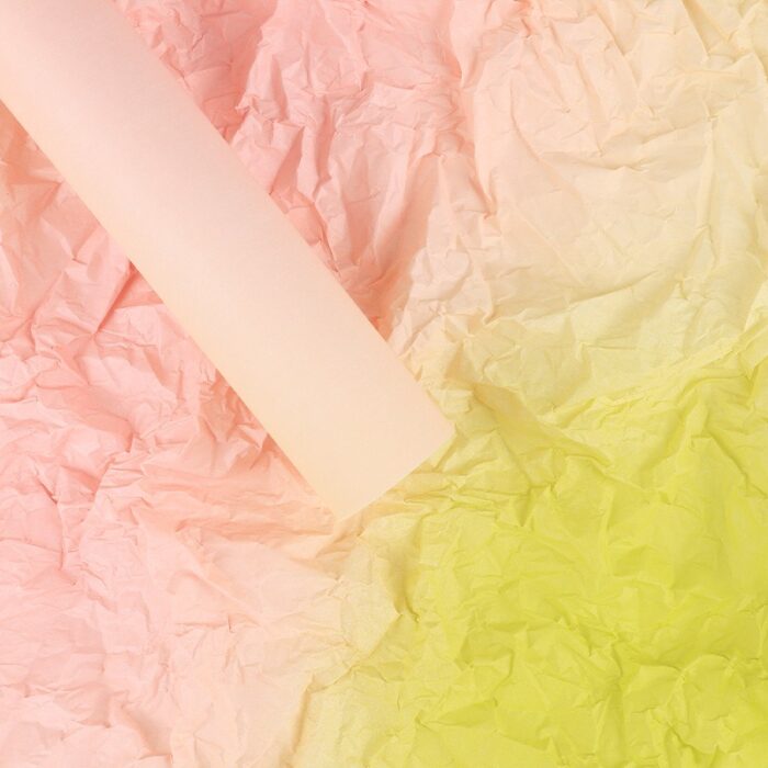 Gradient Sydney Bouquet Wrapping Paper pink yellow