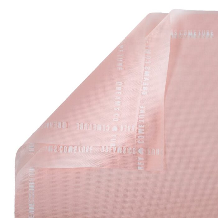 Loli Grid Flower Wrapping Paper champagne