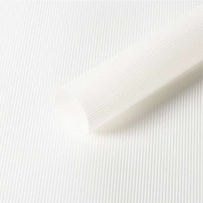 Smog Line Flower Wrapping Paper white
