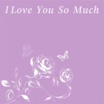 Romantic Rose Wrapping Paper purple