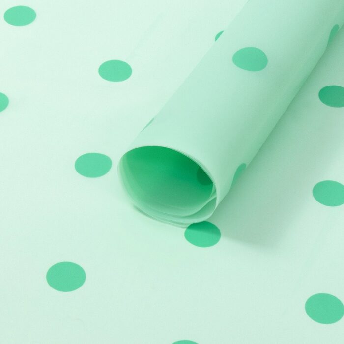 Crystal Bubble Bouquet Wrapping Paper green