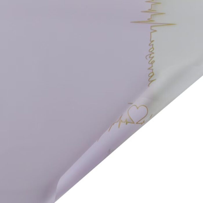 Heartbeat Jelly Bouquet Wrapping Paper purple