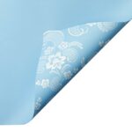 Memories Flower Wrapping Paper blue