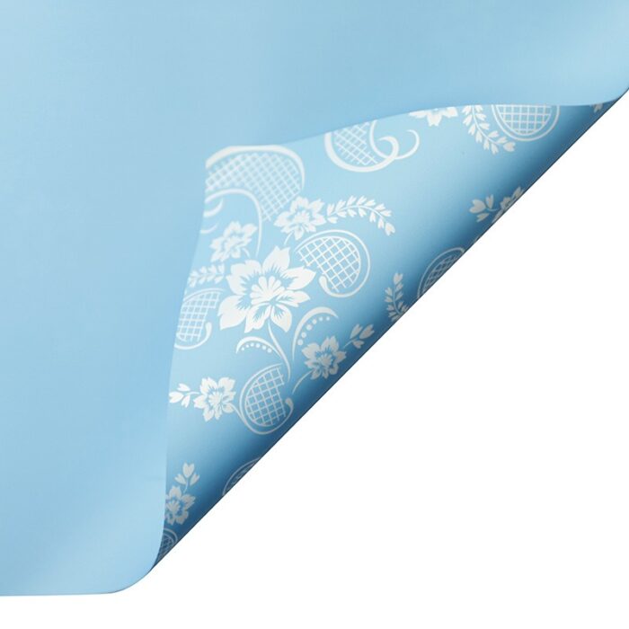 Memories Flower Wrapping Paper blue