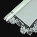 Little Lace Cellophane Bouquet Wrapping Paper white