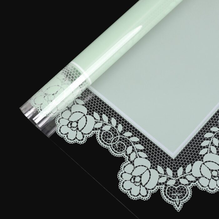 Little Lace Cellophane Bouquet Wrapping Paper white