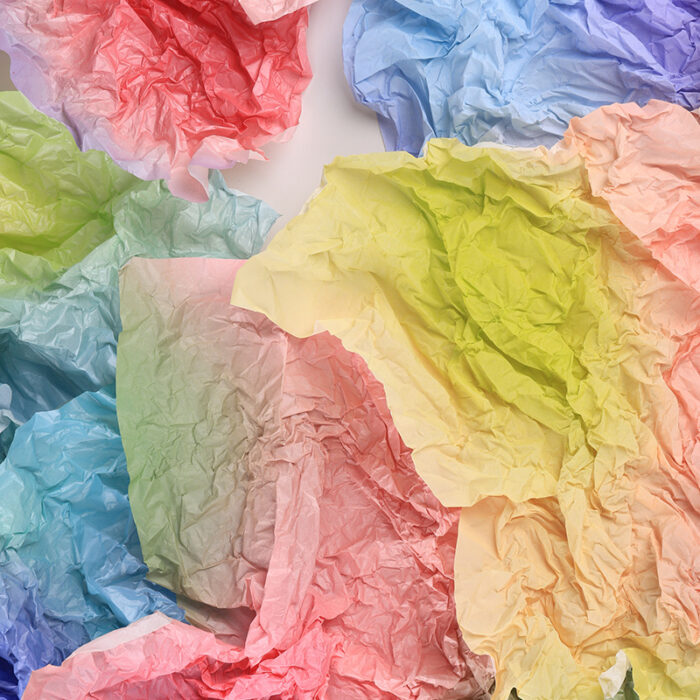 Gradient Sydney Bouquet Wrapping Paper color informaction