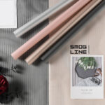 Smog Line Flower Wrapping Paper wholesale