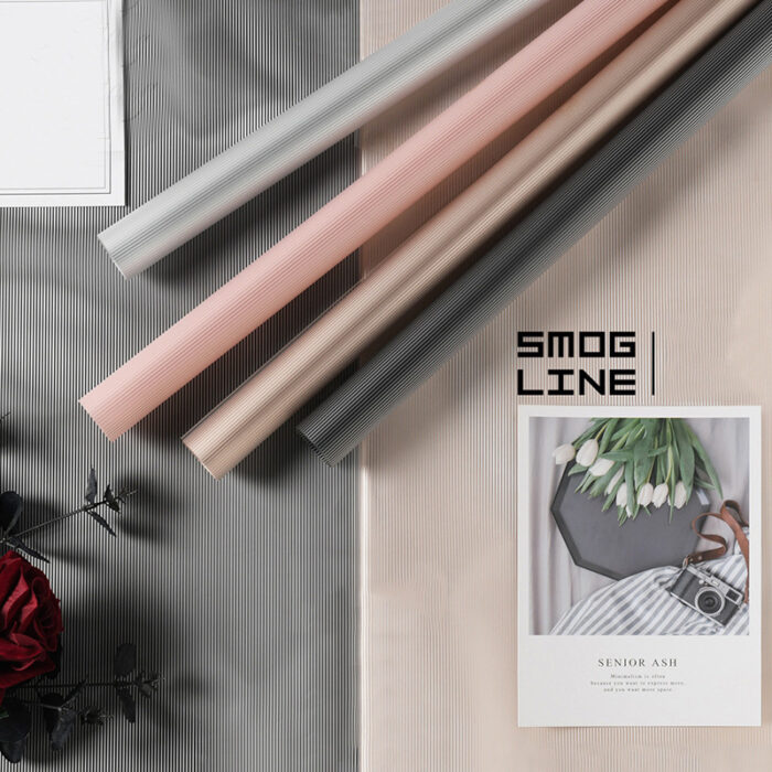 Smog Line Flower Wrapping Paper wholesale