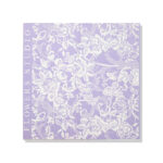 Lace Flower Wrapping Paper purple