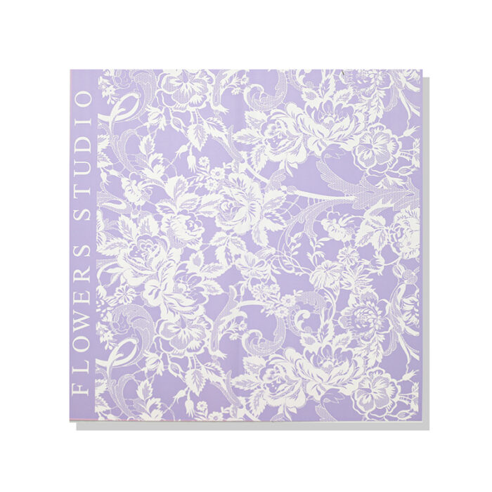 Lace Flower Wrapping Paper purple