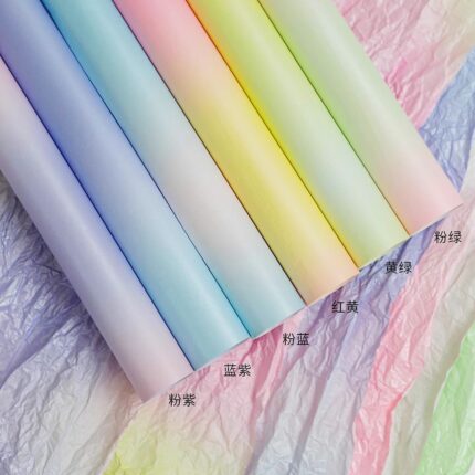 Gradient Sydney Bouquet Wrapping Paper for weddings and gifts