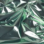 Thickened Fluorescent Mirror Bouquet Wrapping Paper green