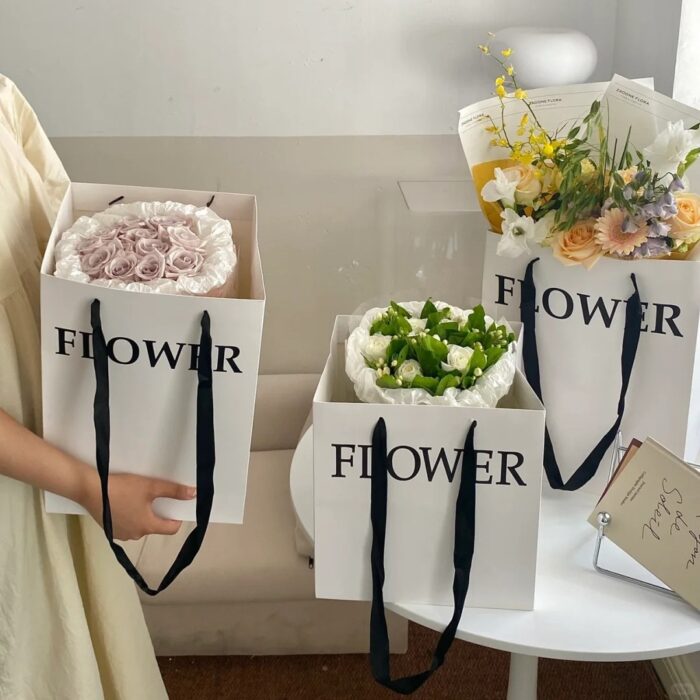 FLOWER Tote Bag wrap for weddings flowers