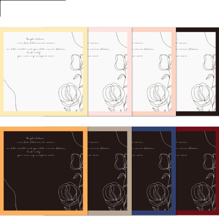 INS Style Floral Wrapping Paper color information